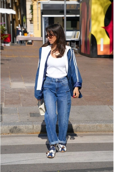 Veste Blazer Capuche Marine HOUSTON 2