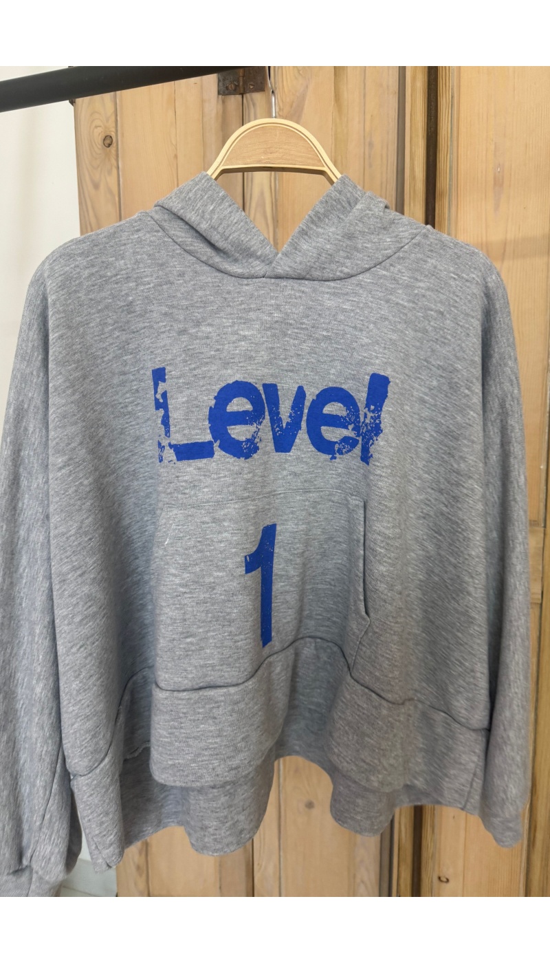 Sweat Gris Level Banditas BIRCH