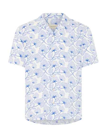 Chemise Fleurs Blanc BHARIAN