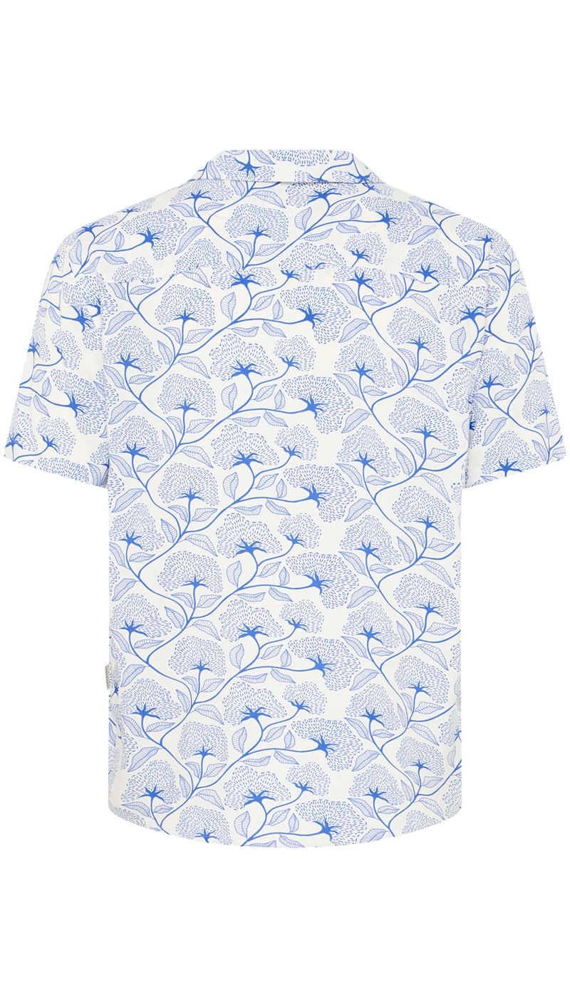 Chemise Fleurs Blanc BHARIAN