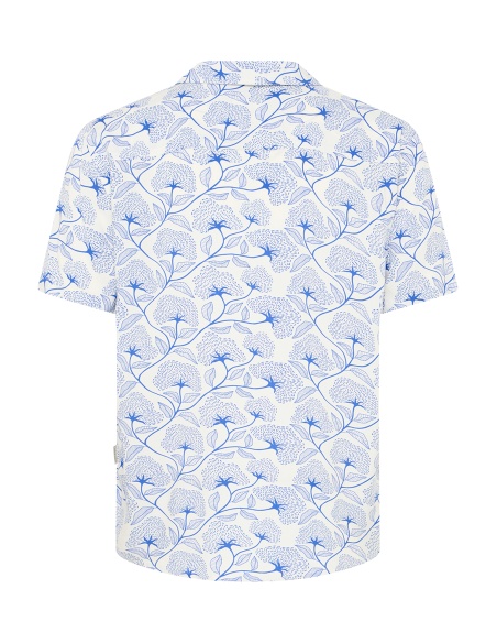 Camicia a fiori bianchi BHARIAN