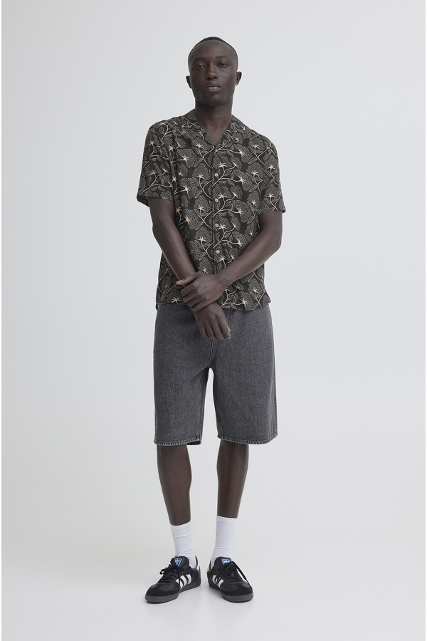 Black Flowers Shirt BHARIAN