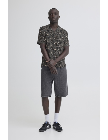 Black Flowers Shirt BHARIAN