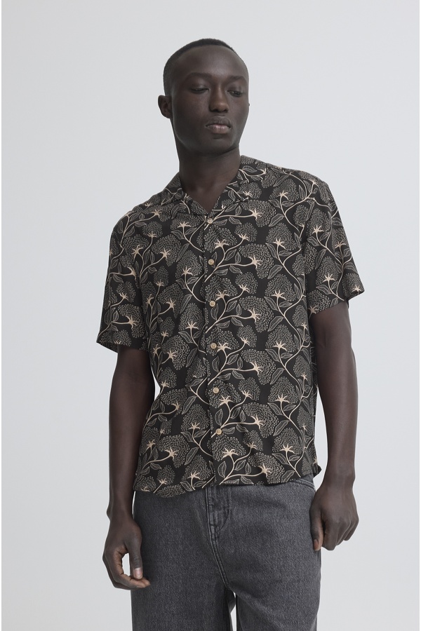 Camicia a fiori neri BHARIAN 2