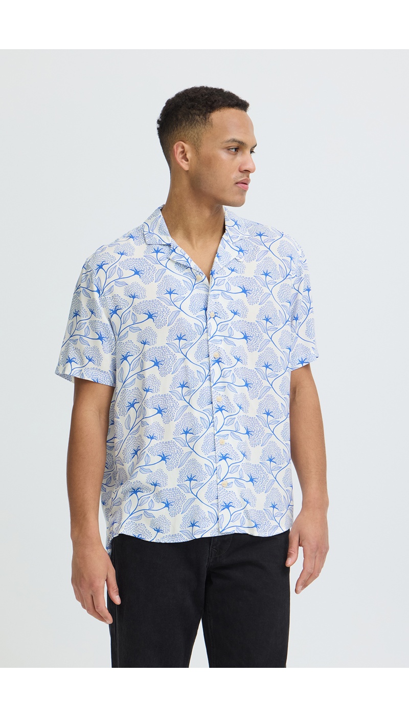 Camicia a fiori bianchi BHARIAN