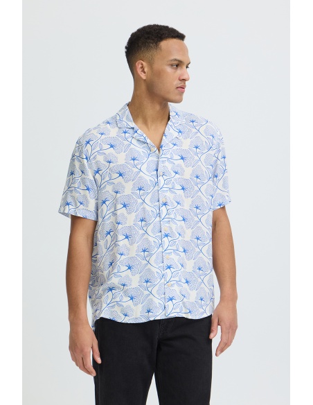 Chemise Fleurs Blanc BHARIAN