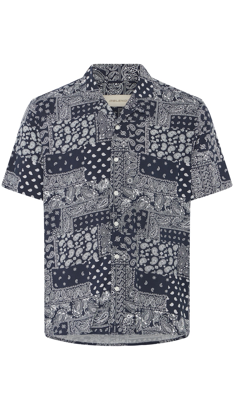 Chemise Bandana Marine BHASLAK