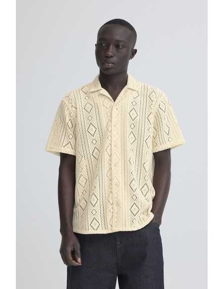 Chemise Ajouré Ecru BHAKON