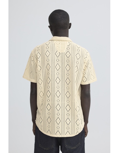 Ecru Openwork Shirt BHAKON