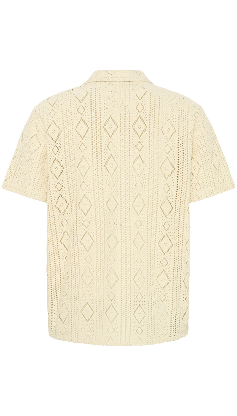 Chemise Ajouré Ecru BHAKON