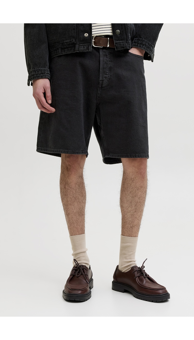 Pantalón Corto Vaquero Negro JJITONY