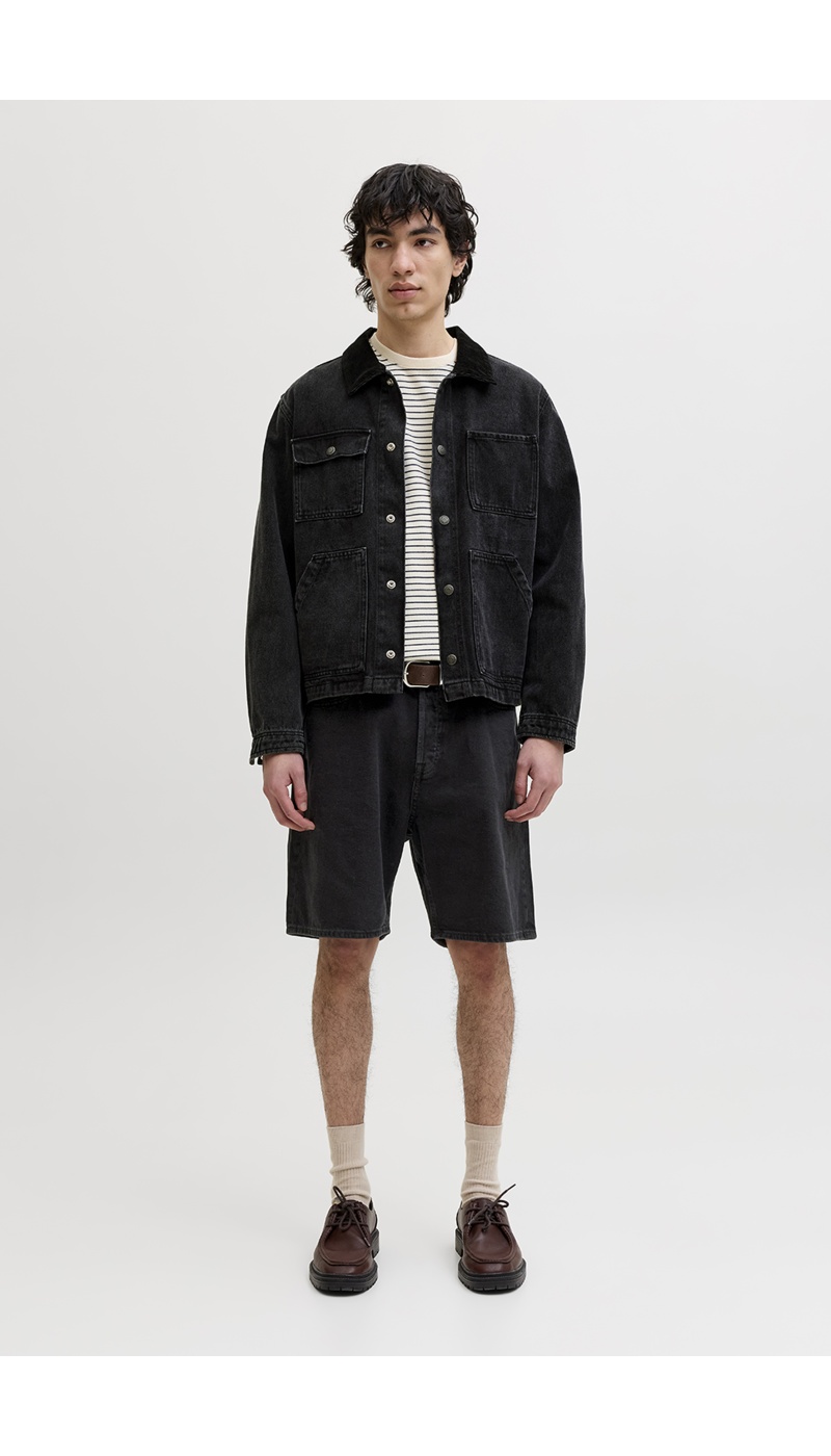 Pantaloncini in denim nero JJITONY