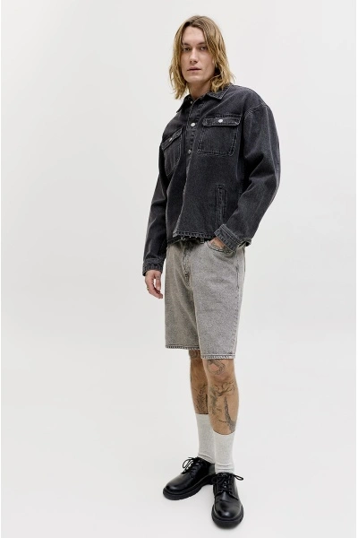 Short Grey Denim JJITONY