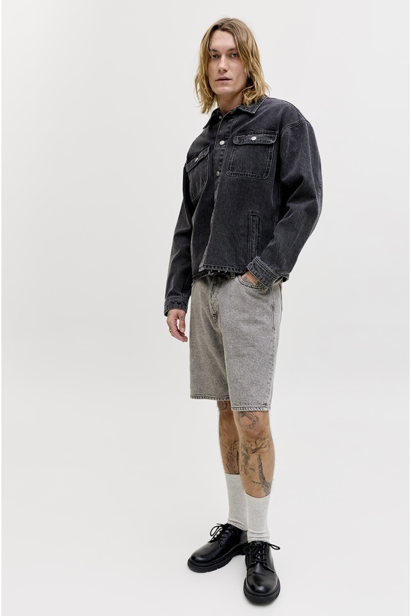 Pantaloncini in denim grigio JJITONY