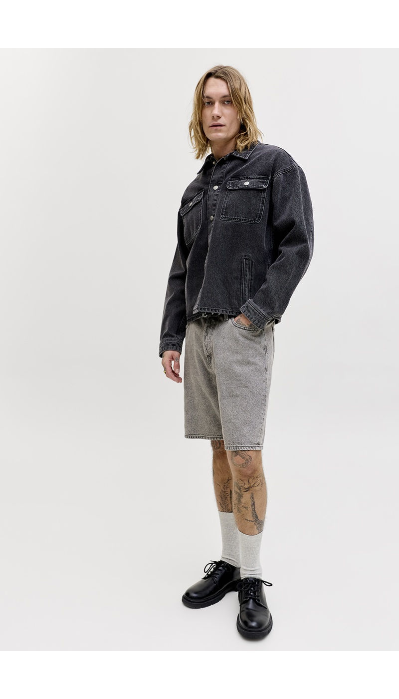 Shorts Gray Denim JJITONY