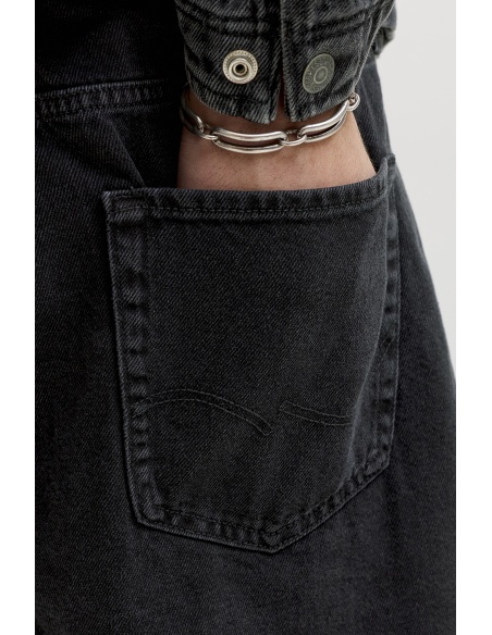 Pantalón Corto Vaquero Negro JJITONY