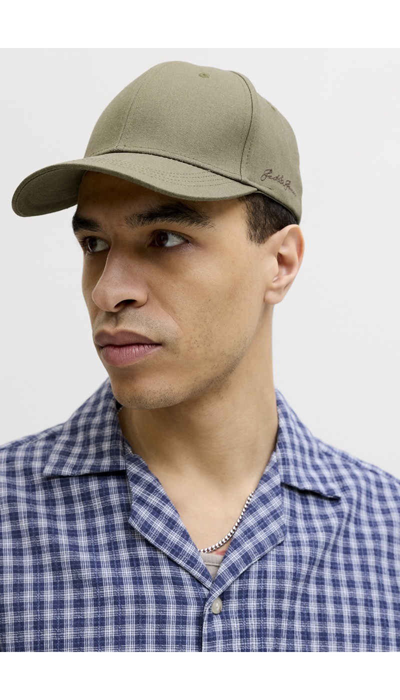 JACBASE Dusty Olive Leinenmütze