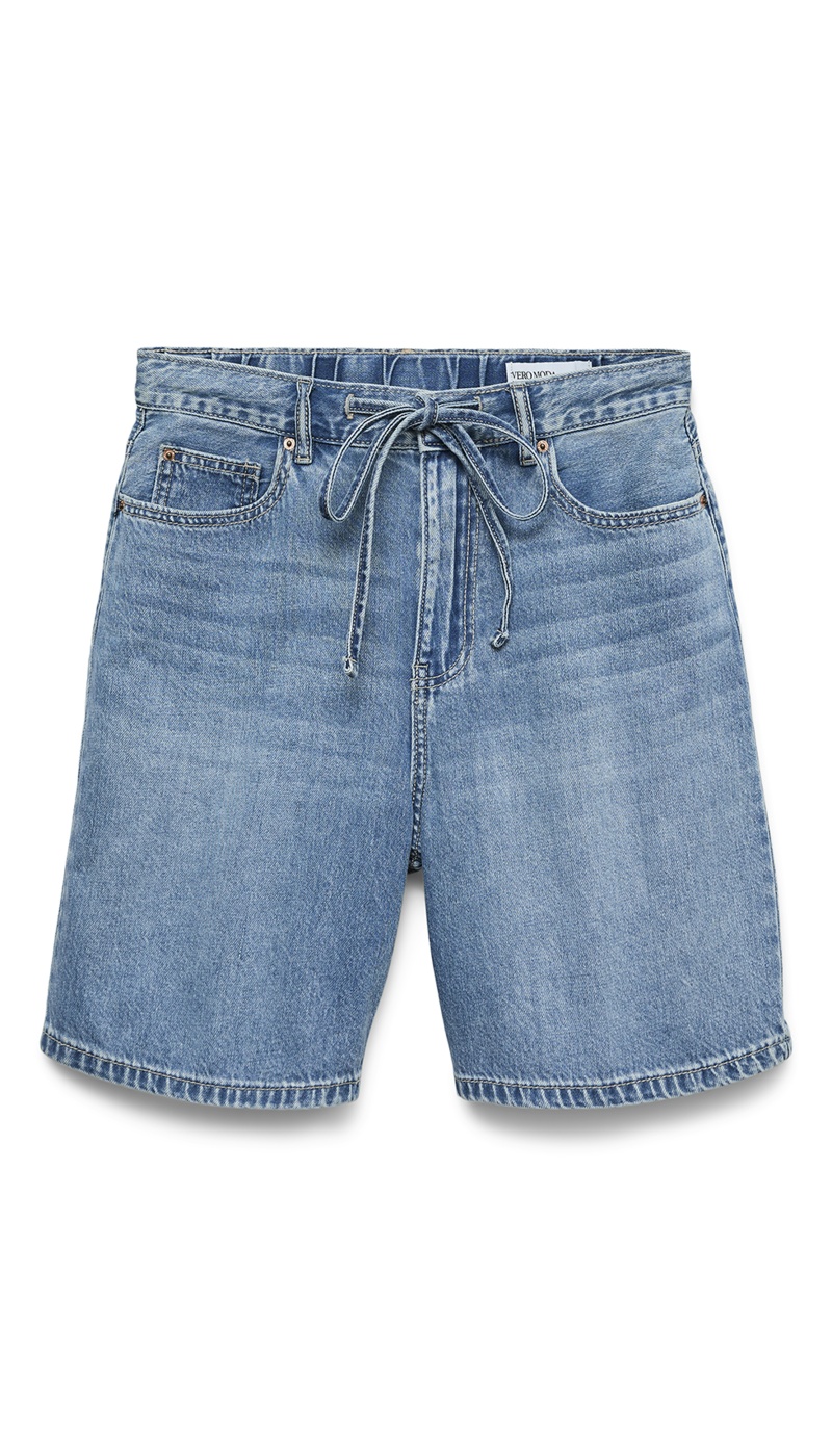 Light Blue Denim Jean Shorts VMVILLA
