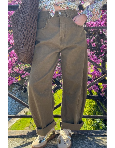 johanna toutoun  KAKI PANTALON FEMME
