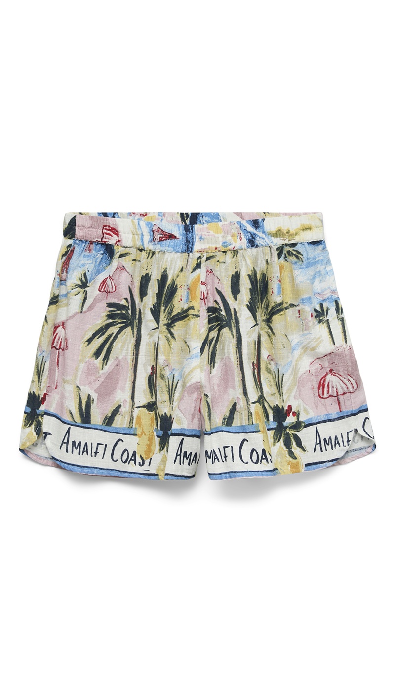 VERO MODA STAR WHITE SHORTS