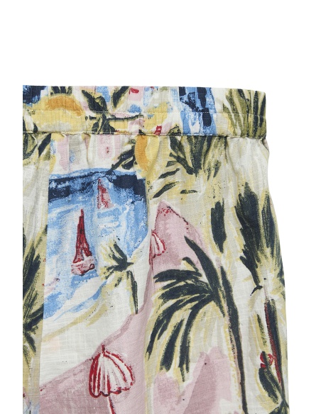 Star Printed Shorts White VMEDITH