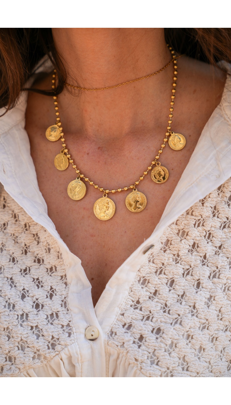 Collier Doré Pesos MARIA