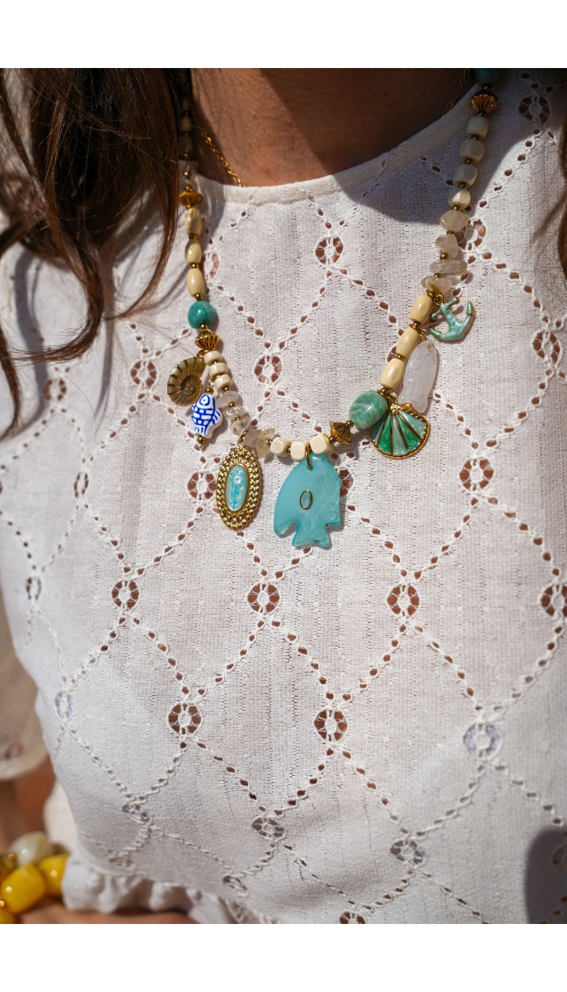 Collar de pez marino APISTO