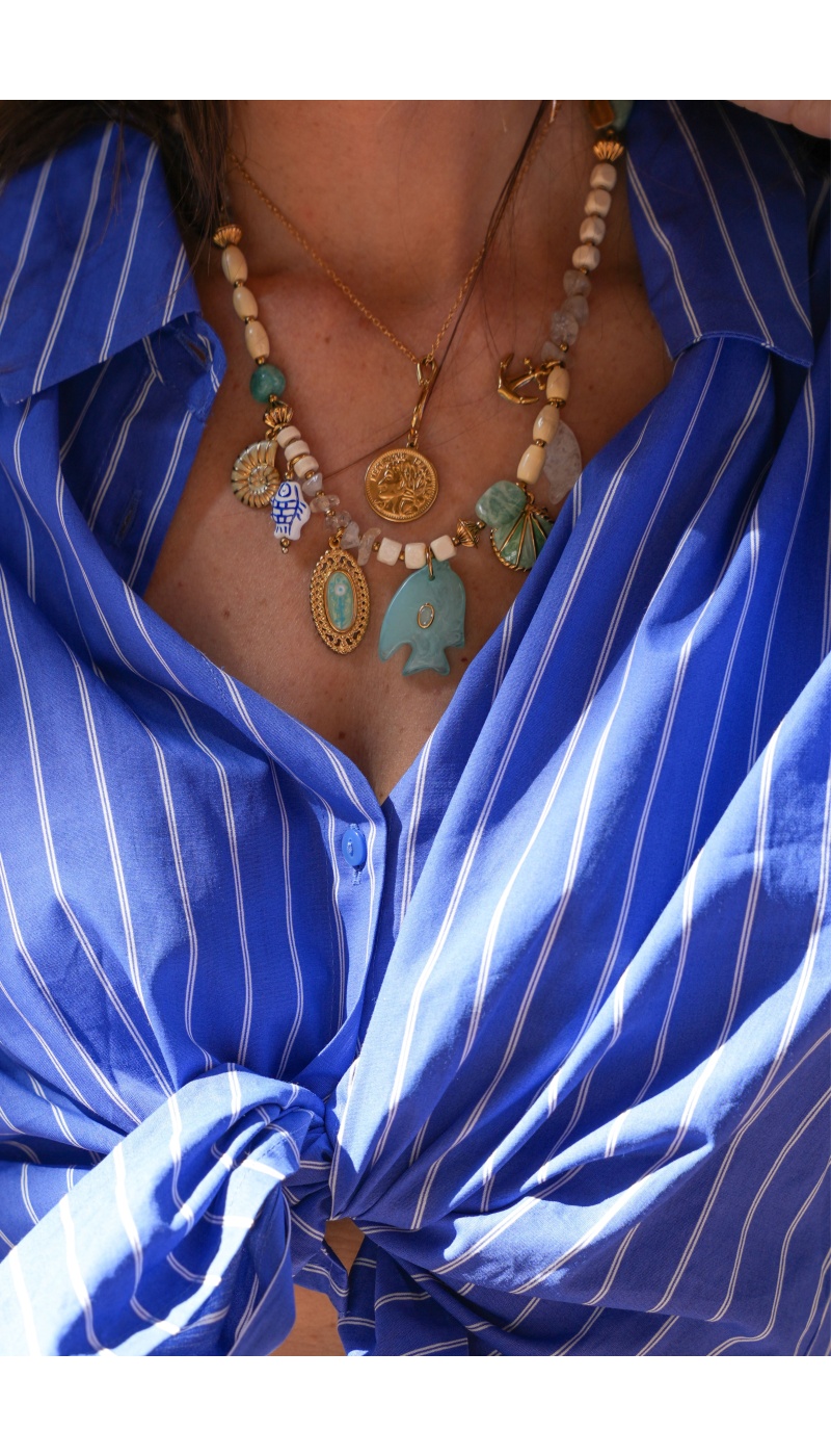 APISTO Sea Fish Necklace