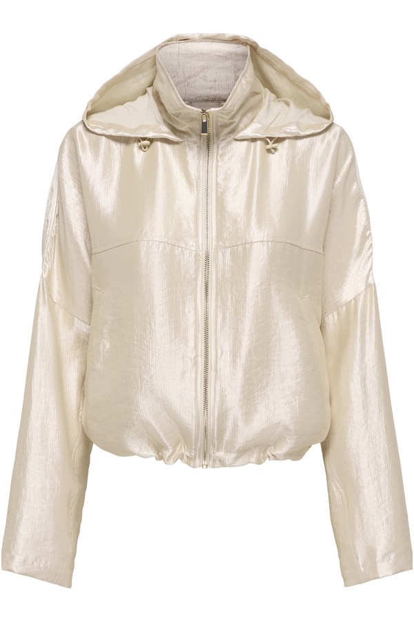 Chaqueta de satén color avena ONLGRACE