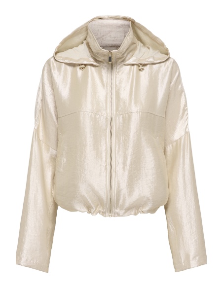 Chaqueta de satén color avena ONLGRACE