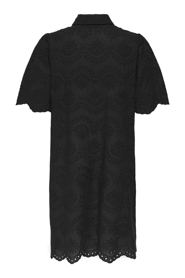 Black Embroidered Dress ONLVALAIS 2