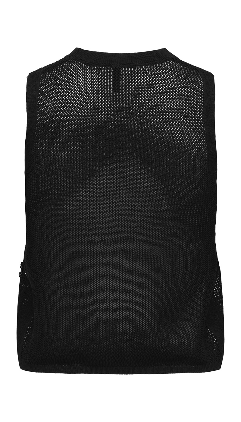 Gestricktes Top Schwarz ONLIVY