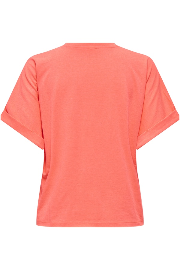 Fiery Coral T-shirt ONLMINNA 2