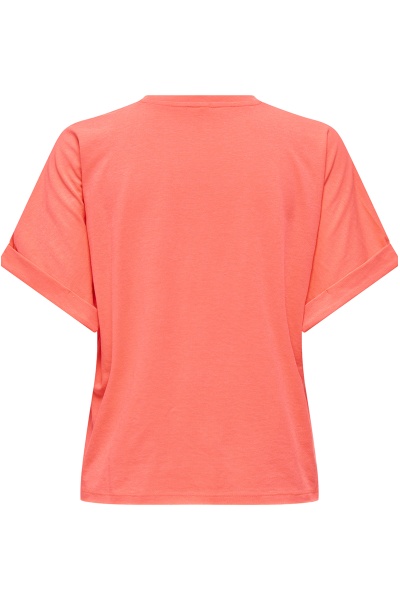 FIERY CORAL T-SHIRTS MC 2