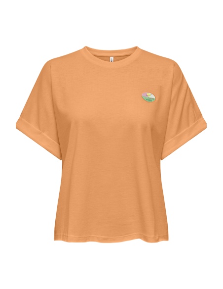 Mock Orange T-shirt ONLMINNA