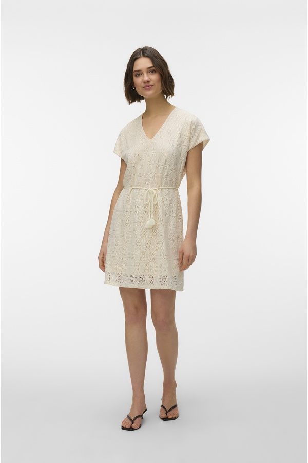 Vestido bordado de abedul VMMAYA