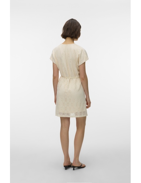 Vestido bordado de abedul VMMAYA