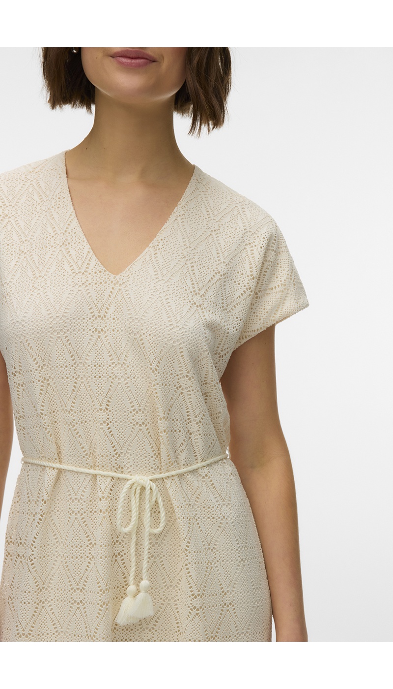 Vestido bordado de abedul VMMAYA