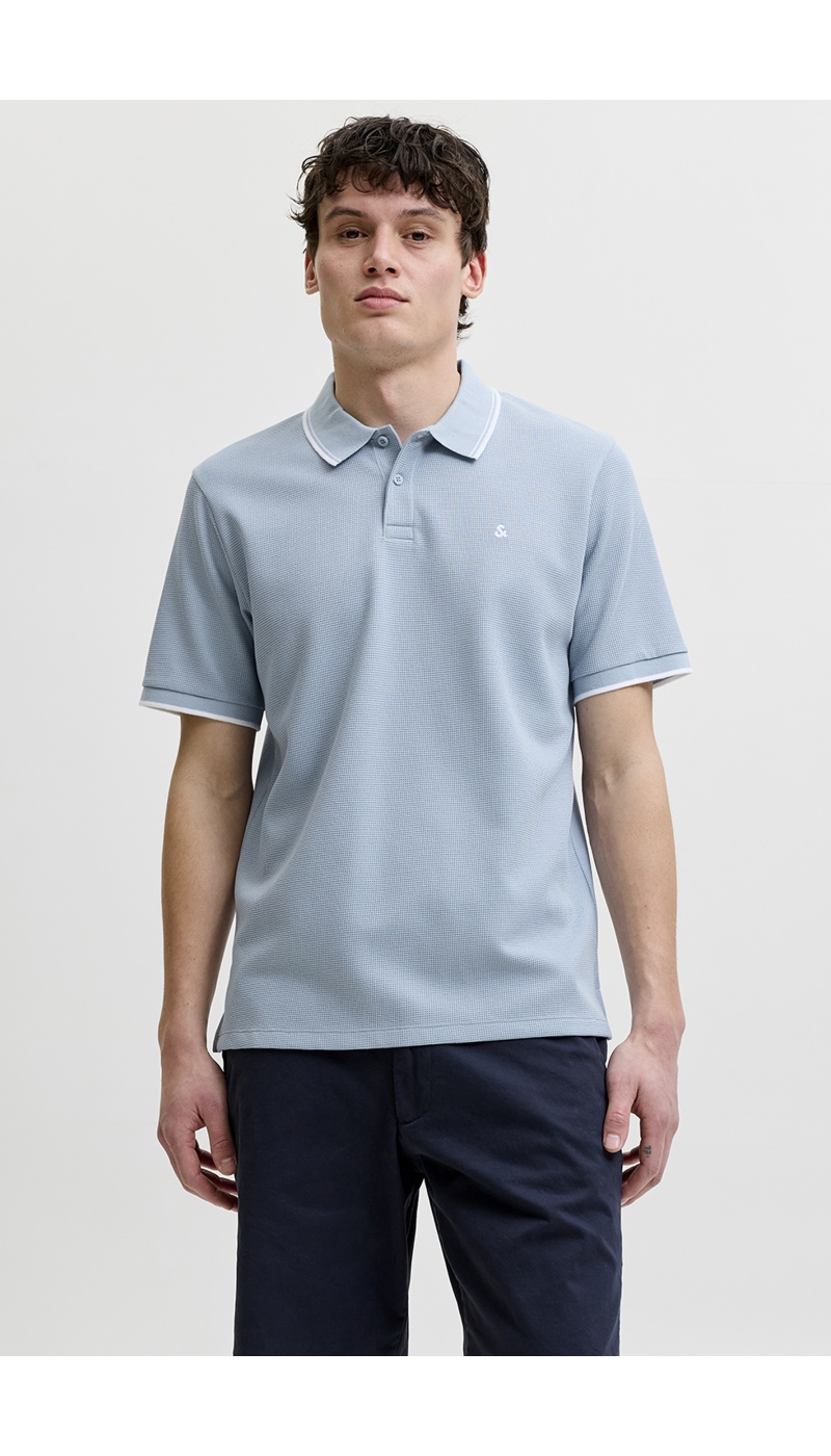 Poloshirt Celestial Blue JJEAUSTIN