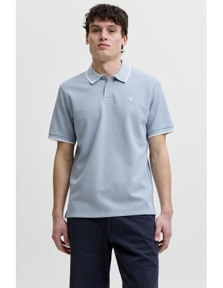 Poloshirt Celestial Blue JJEAUSTIN