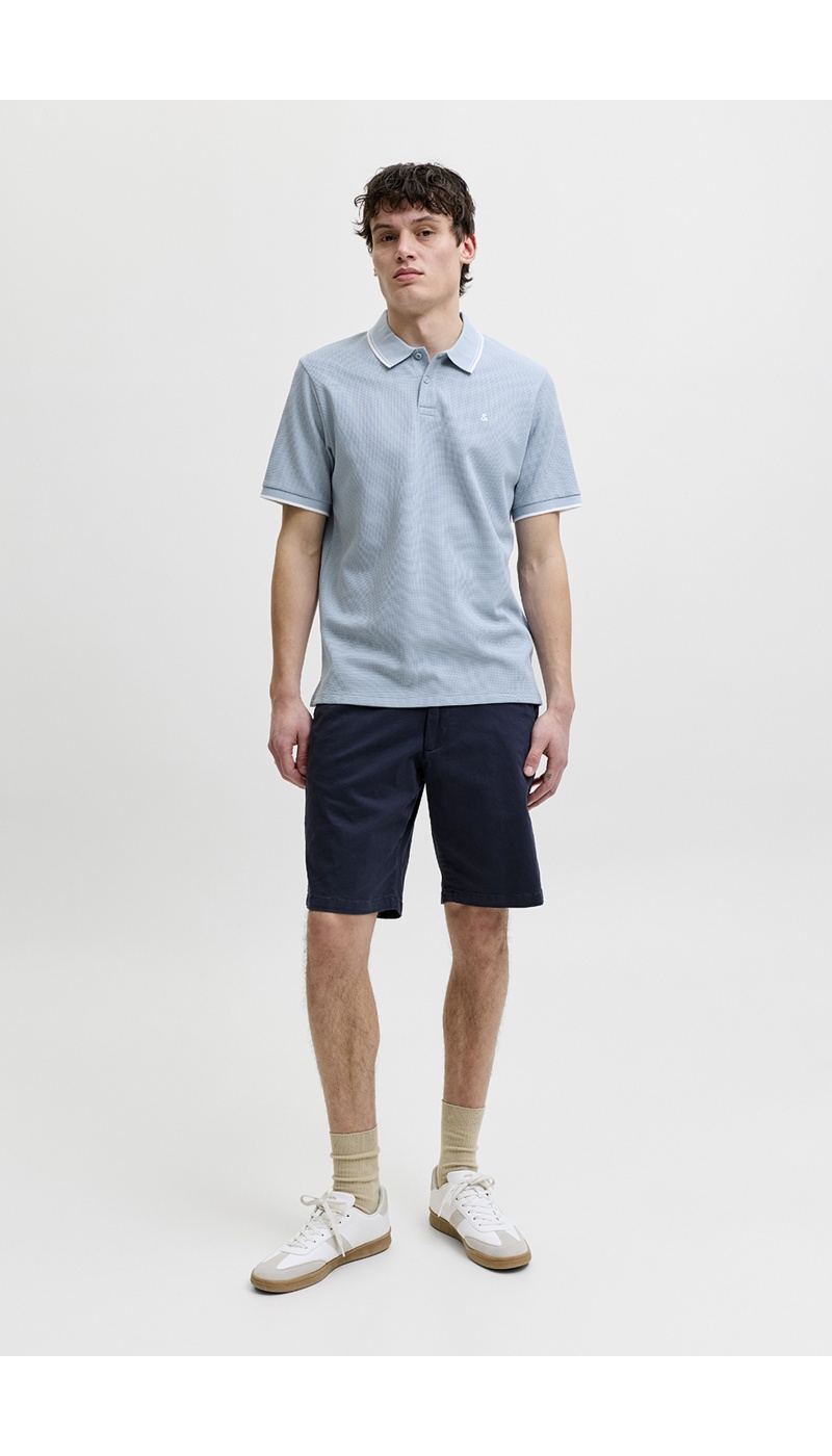 Polo Celeste Azul JJEAUSTIN