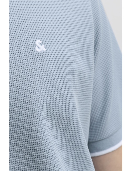 Poloshirt Celestial Blue JJEAUSTIN