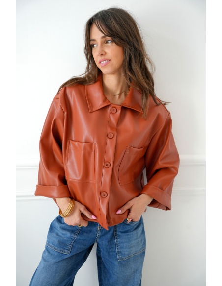 Chaqueta imitación óxido Johanna LOREN - Elegancia y Estilo