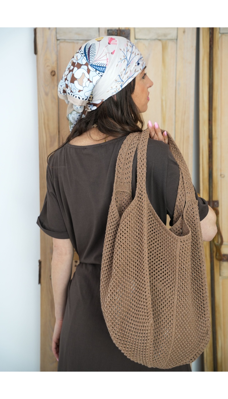 Foulard Léopard Boheme Beige MONA