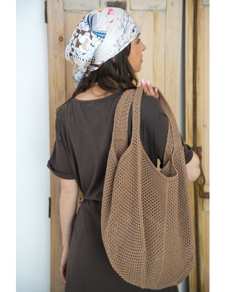 Foulard Léopard Boheme Beige MONA