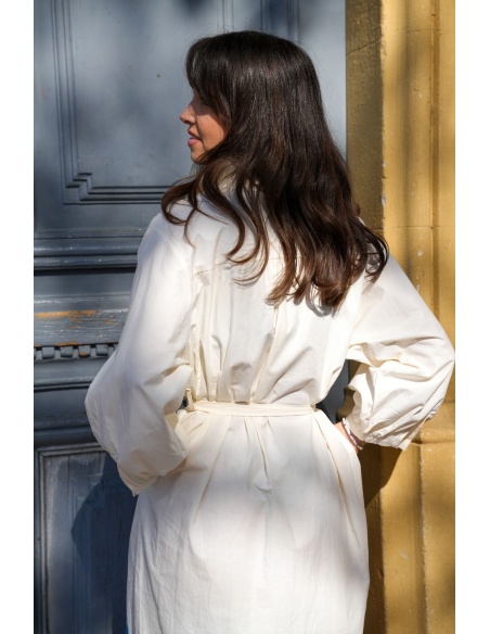 Abito ricamato a fiori ELODIE - Eleganza e comfort