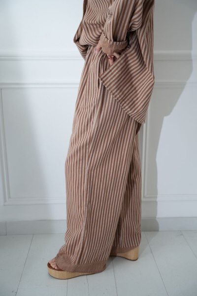 johanna toutoun RAYE CAMEL PANTALON FEMME 2