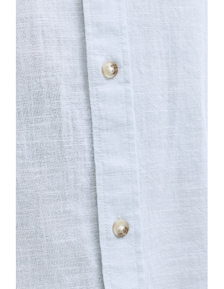 Camicia in lino blu celeste JJESUMMER