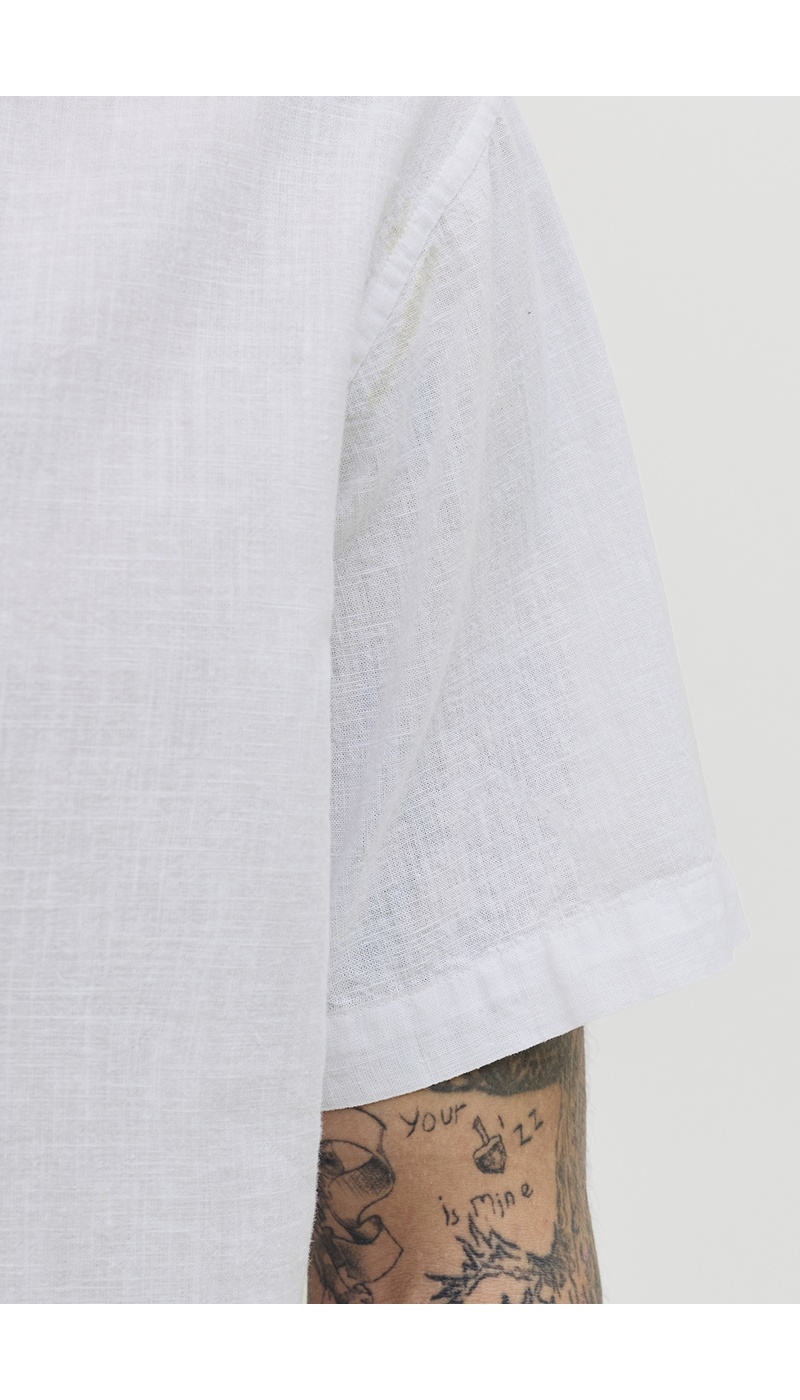Camisa Lino Blanca JJESUMMER