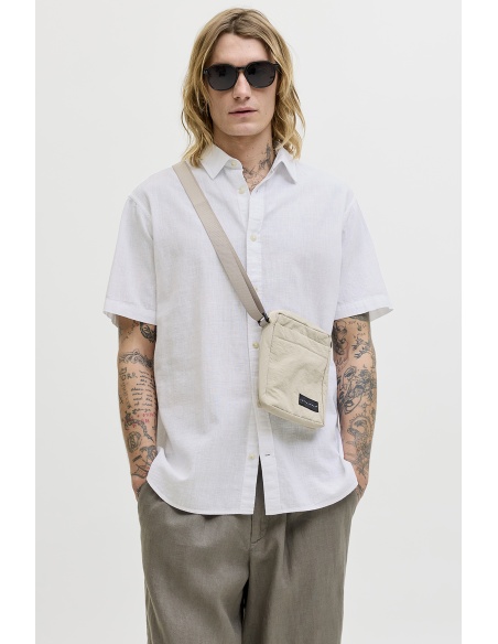 Camisa Lino Blanca JJESUMMER